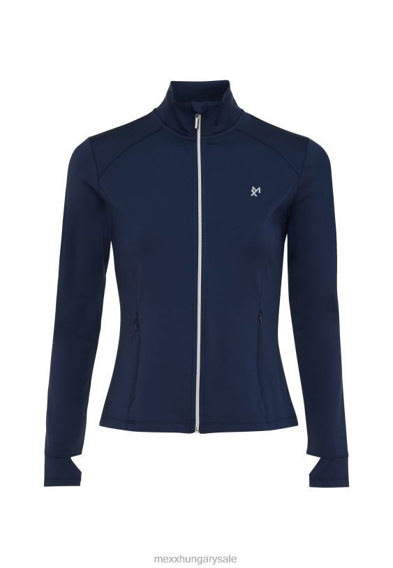 XV8H6402 nők Mexx cipzáros sötétkék kardigán kék