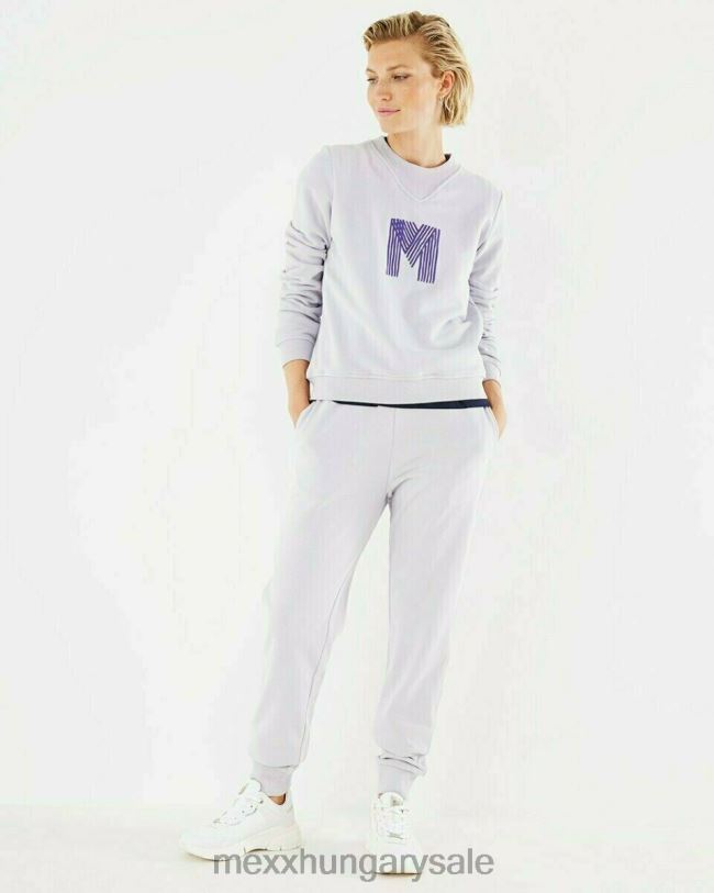 XV8H6409 nők Mexx csúszónyakú pulóver lila lila