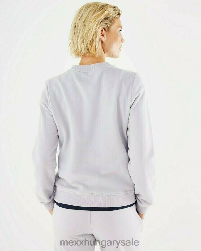 XV8H6409 nők Mexx csúszónyakú pulóver lila lila