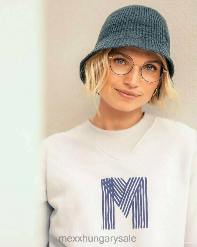 XV8H6409 nők Mexx csúszónyakú pulóver lila lila