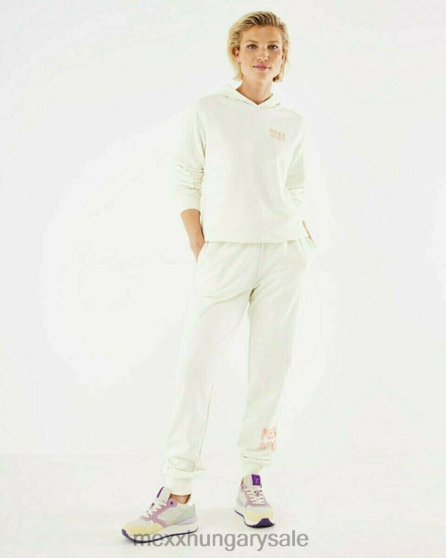 XV8H6411 nők Mexx kapucnis pulóvert le fehér