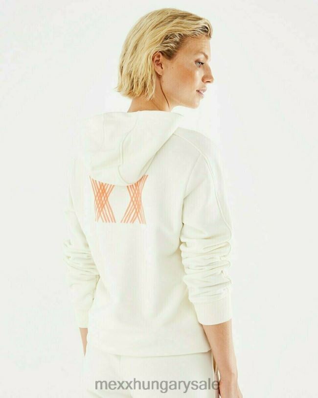 XV8H6411 nők Mexx kapucnis pulóvert le fehér