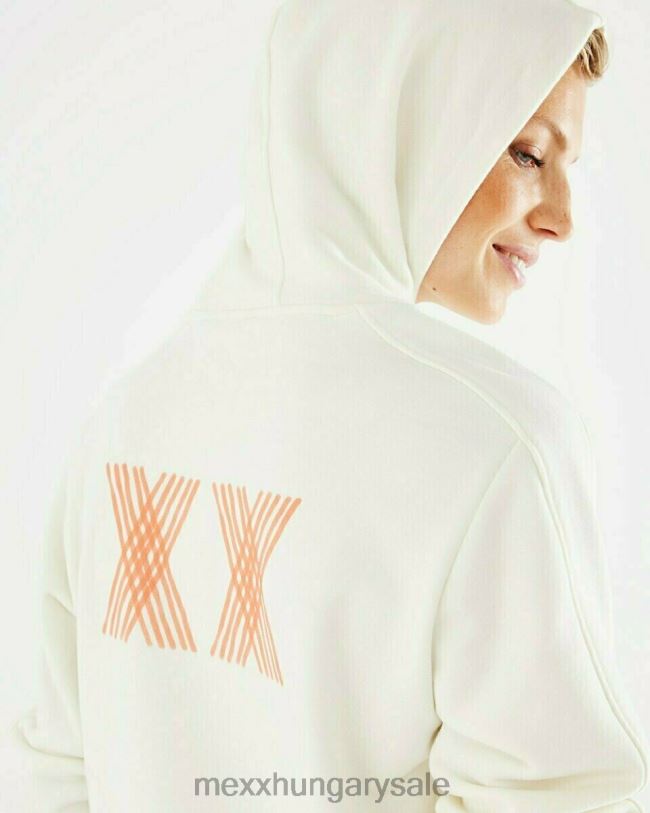 XV8H6411 nők Mexx kapucnis pulóvert le fehér