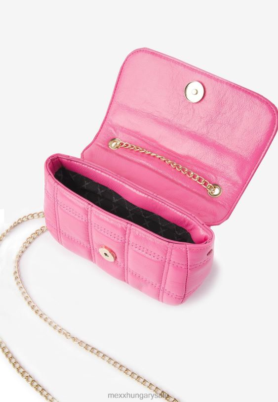 XV8H6414 nők Mexx steppelt crossbody táska neon rózsaszín