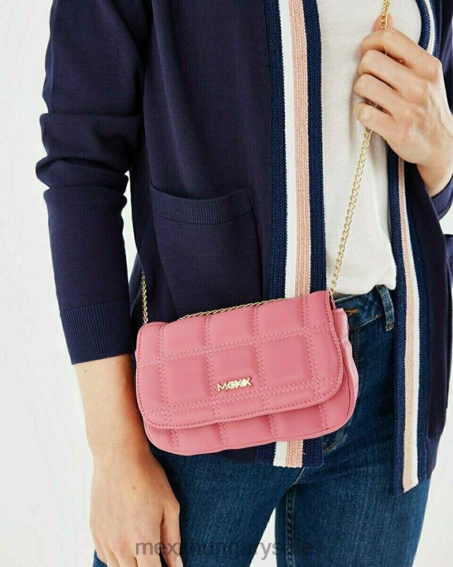 XV8H6423 nők Mexx steppelt crossbody táska rózsaszín