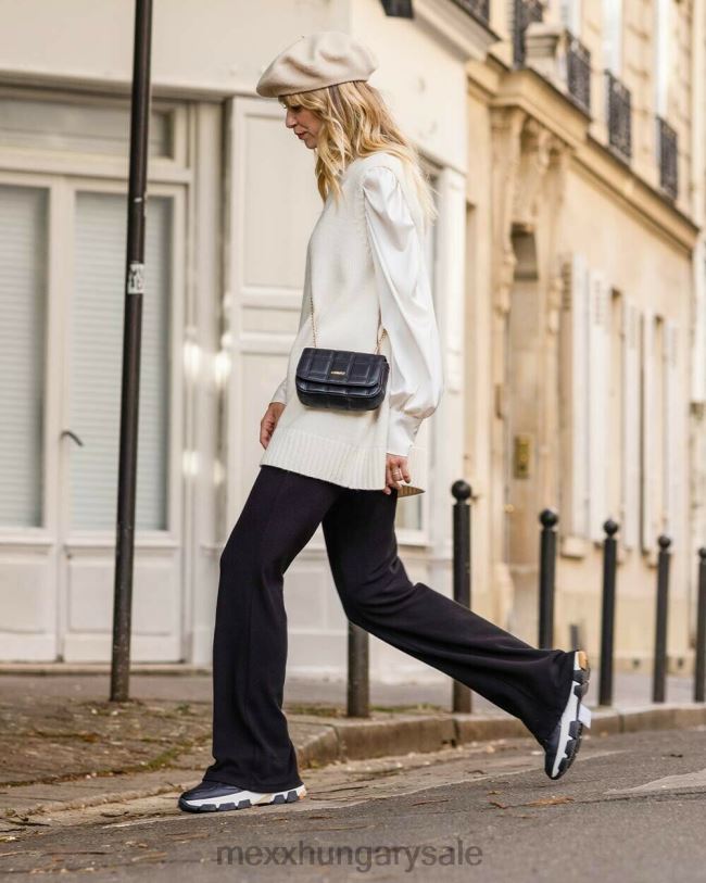 XV8H6425 nők Mexx steppelt crossbody táska fekete schwarz