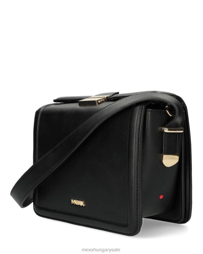 XV8H6432 nők Mexx flapover crossbody táska fekete