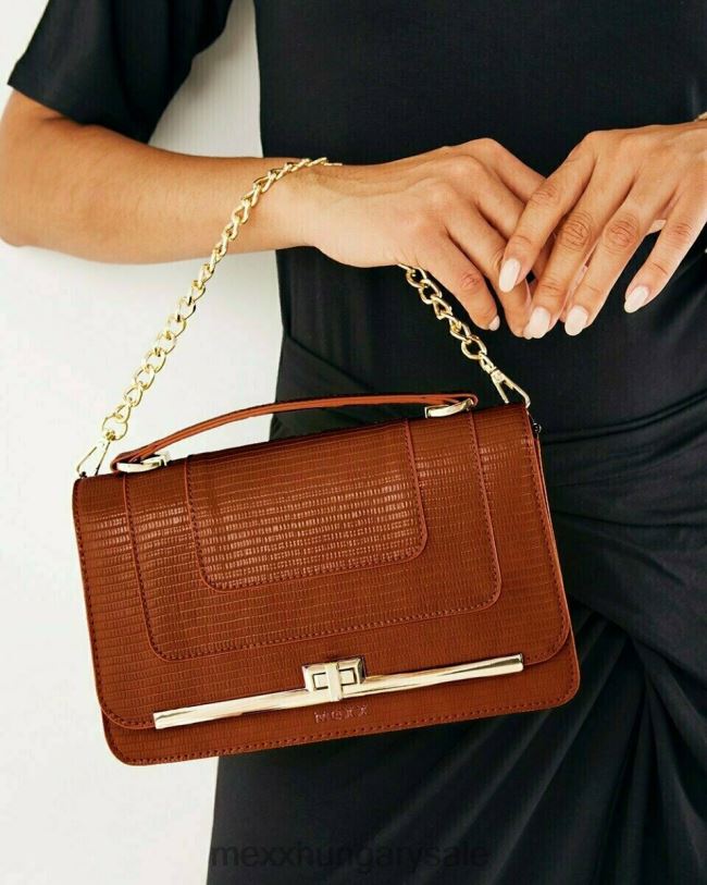 XV8H6435 nők Mexx flapover crossbody bag barna barna