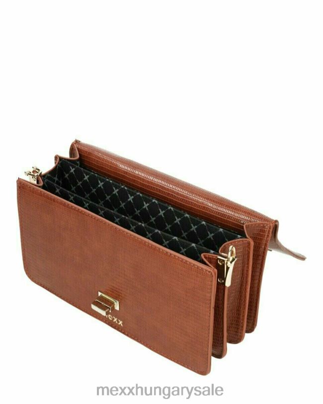 XV8H6435 nők Mexx flapover crossbody bag barna barna