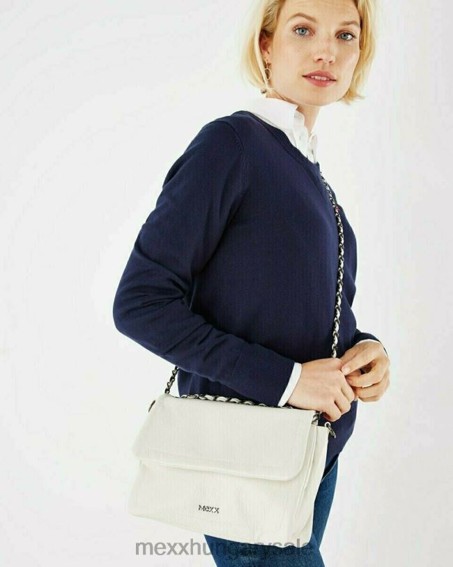 XV8H6436 nők Mexx crossbody párnatáska le fehér