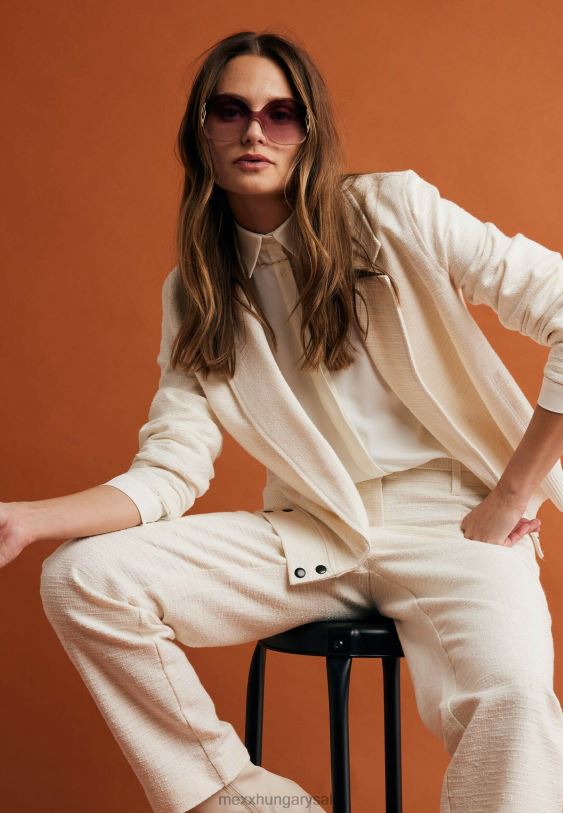 XV8H644 nők Mexx bomber dzseki krém fehér bézs