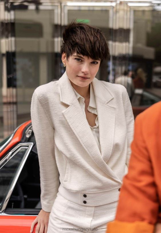 XV8H644 nők Mexx bomber dzseki krém fehér bézs