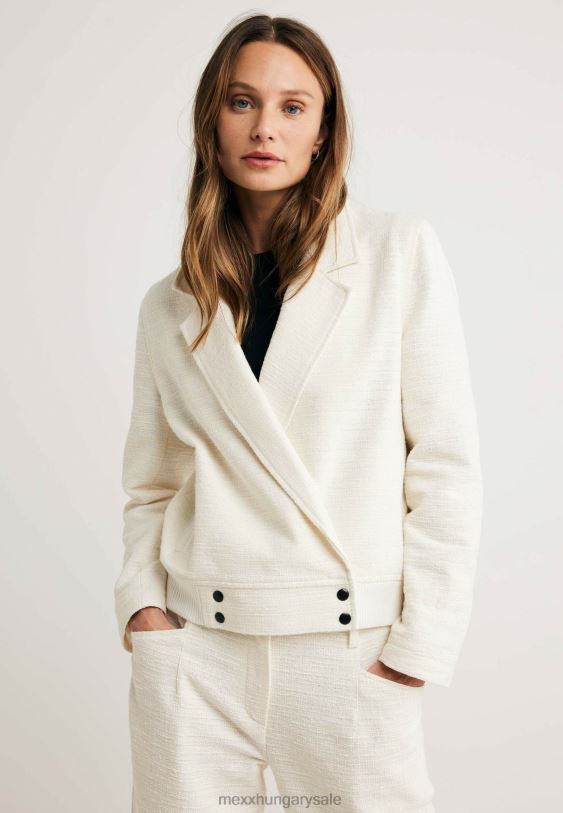 XV8H644 nők Mexx bomber dzseki krém fehér bézs