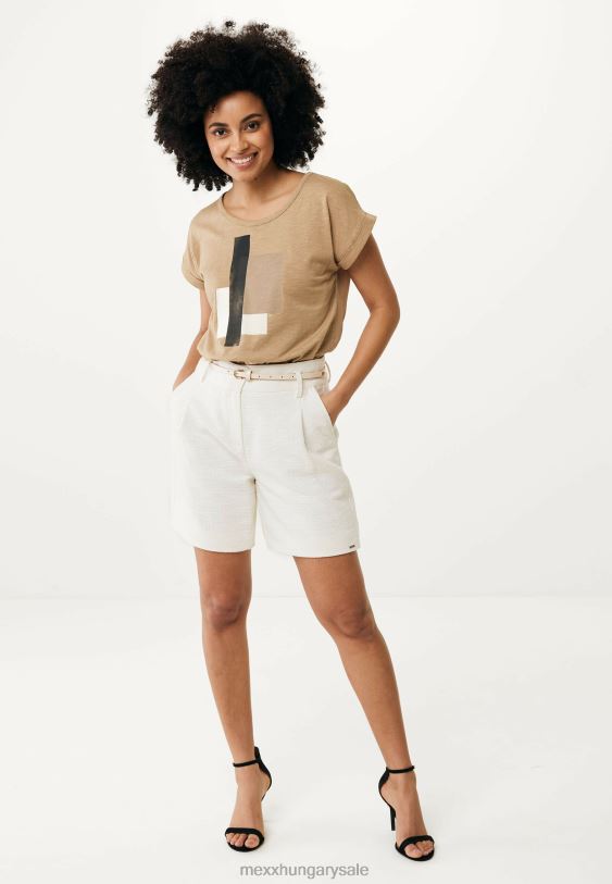 XV8H646 nők Mexx rövidnadrág krém bézs