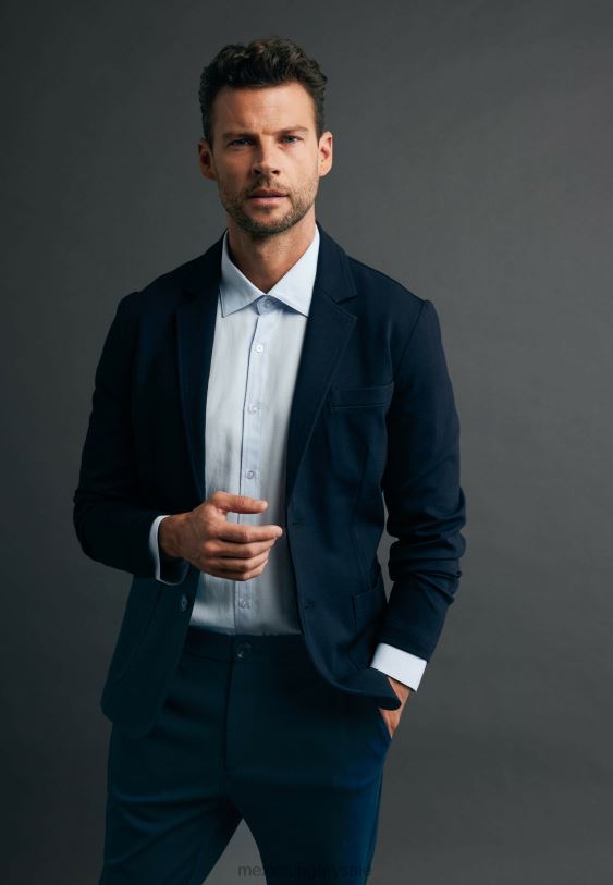 XV8H6463 férfiak Mexx stretch blézer haditengerészet kék