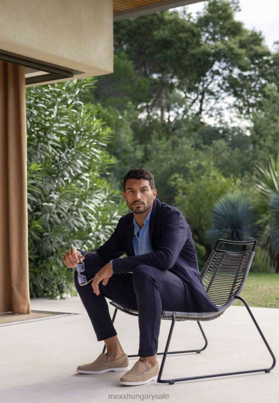 XV8H6463 férfiak Mexx stretch blézer haditengerészet kék