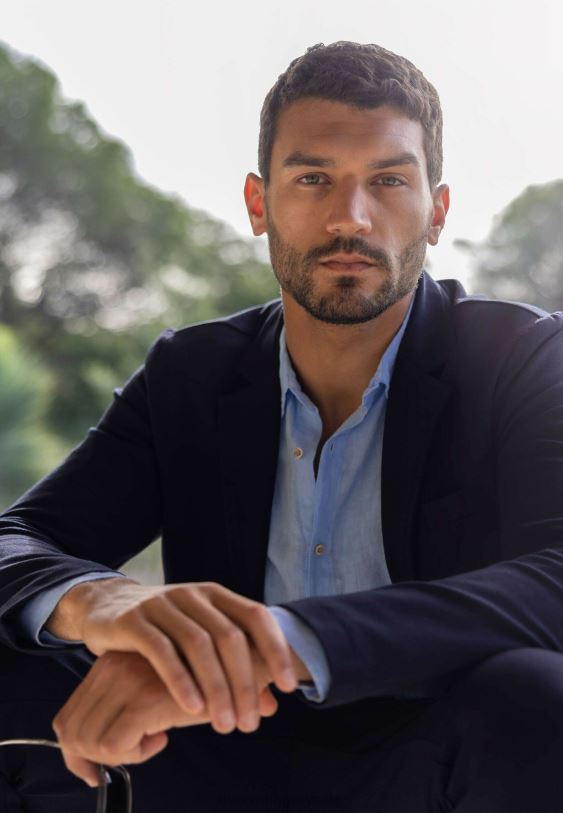 XV8H6463 férfiak Mexx stretch blézer haditengerészet kék