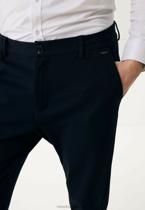XV8H6466 férfiak Mexx sztreccs szövet nadrág sötétkék kék