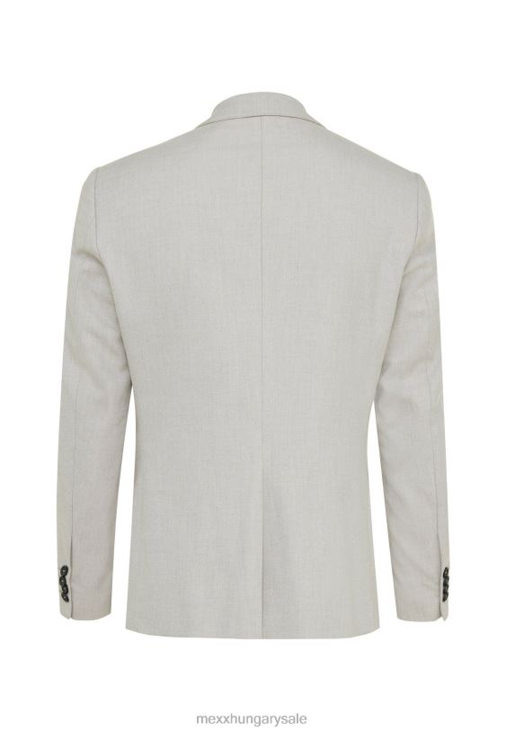 XV8H6469 férfiak Mexx sztreccs szövet egysoros blézerhomok bézs