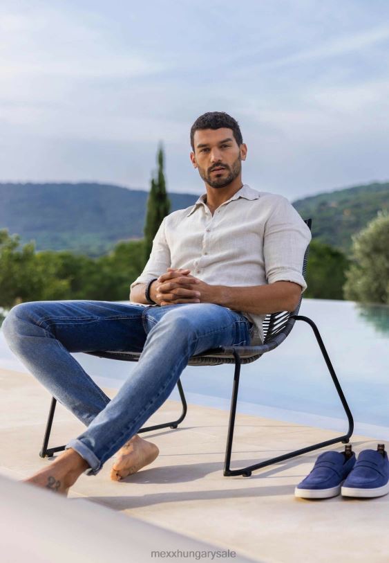 XV8H6471 férfiak Mexx ing fehér