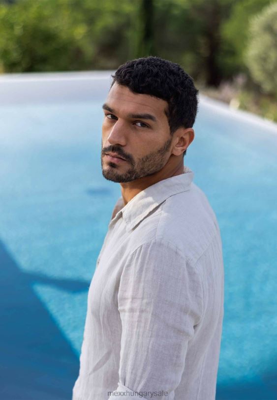 XV8H6471 férfiak Mexx ing fehér