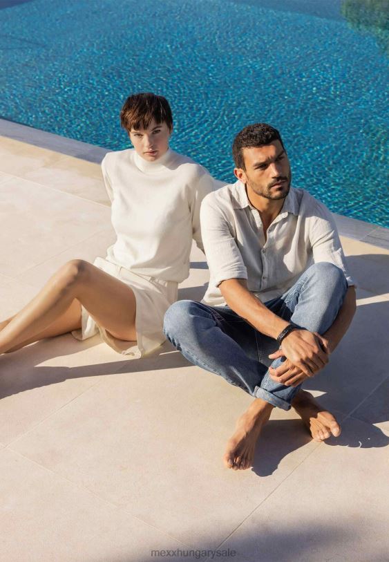 XV8H6471 férfiak Mexx ing fehér