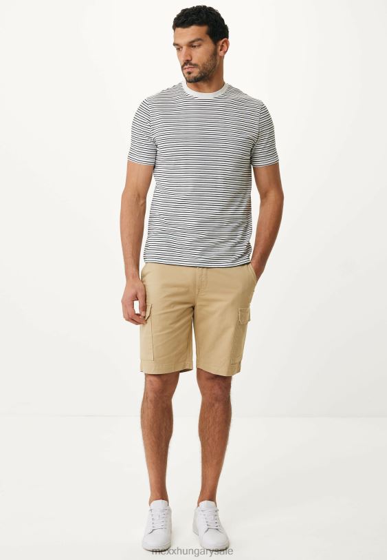 XV8H6474 férfiak Mexx teherszállító nadrág rövid homok bézs