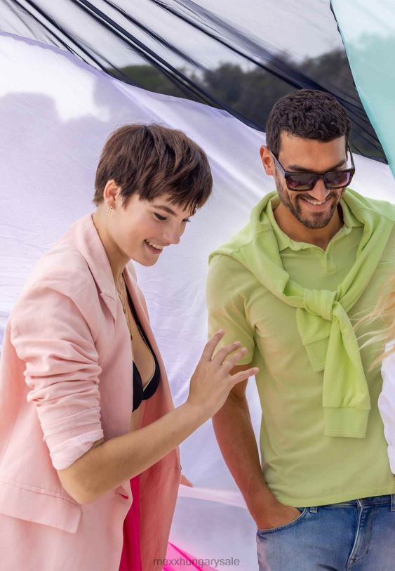 XV8H6479 férfiak Mexx rövid ujjú polo lime pamut