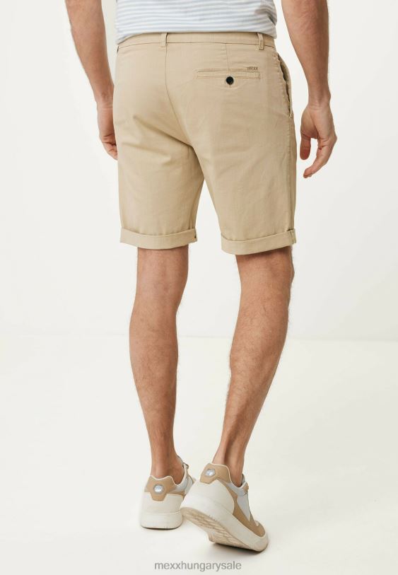 XV8H6482 férfiak Mexx chino shorts homok bézs
