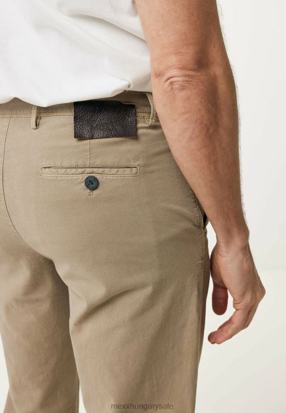 XV8H6484 férfiak Mexx khaki színű kúpos chino nadrág zöld