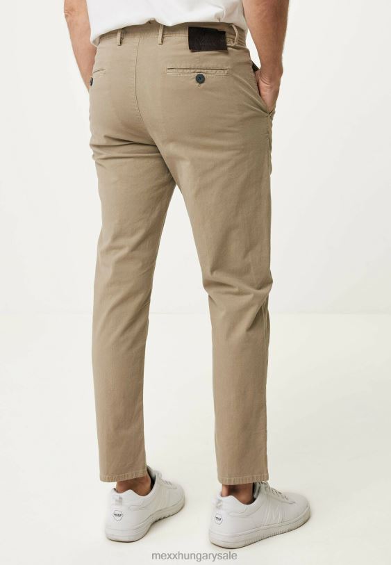 XV8H6484 férfiak Mexx khaki színű kúpos chino nadrág zöld