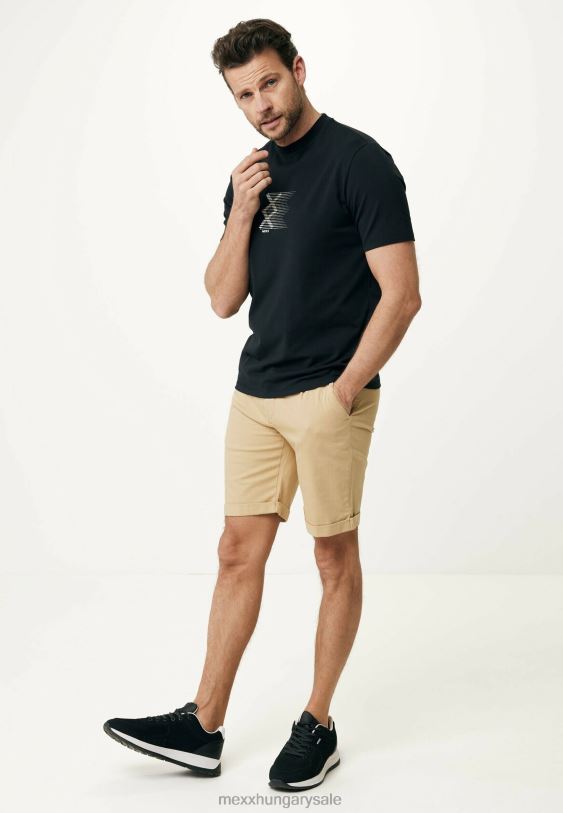 XV8H6485 férfiak Mexx kínai rövidnadrág feltekerhető mandzsetta homok bézs