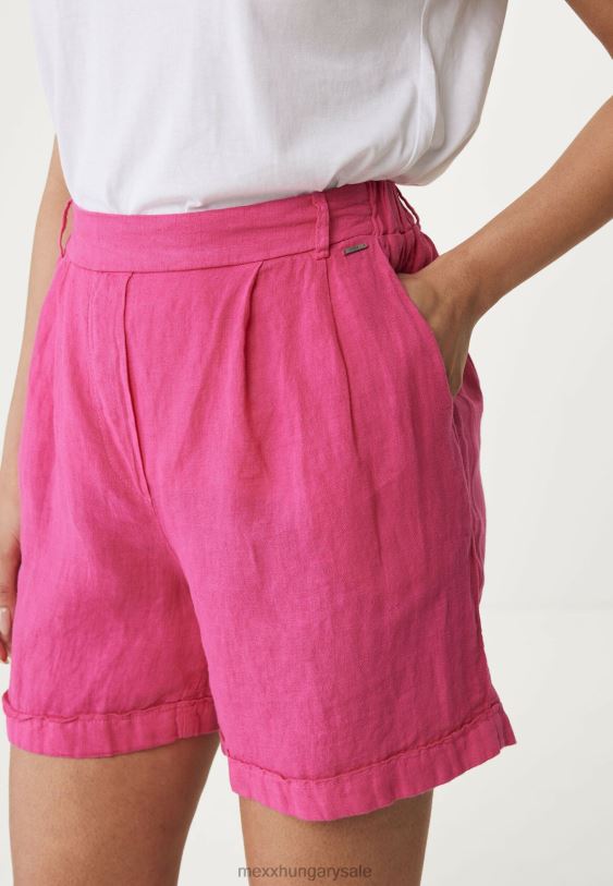 XV8H649 nők Mexx vászon rövidnadrág meleg rózsaszín