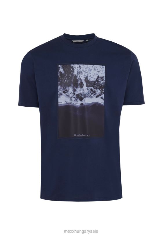 XV8H6491 férfiak Mexx póló rövid ujjú sötétkék kék