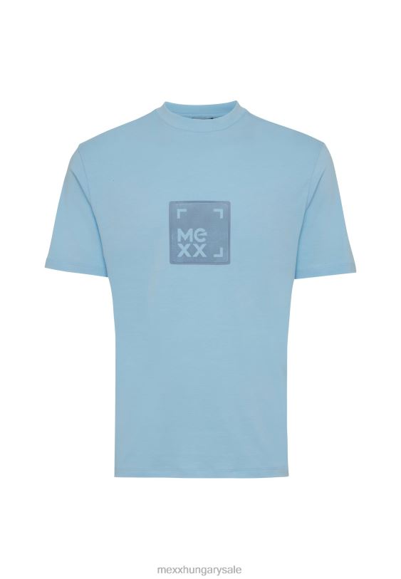 XV8H6495 férfiak Mexx póló rövid ujjú friss kék schwarz