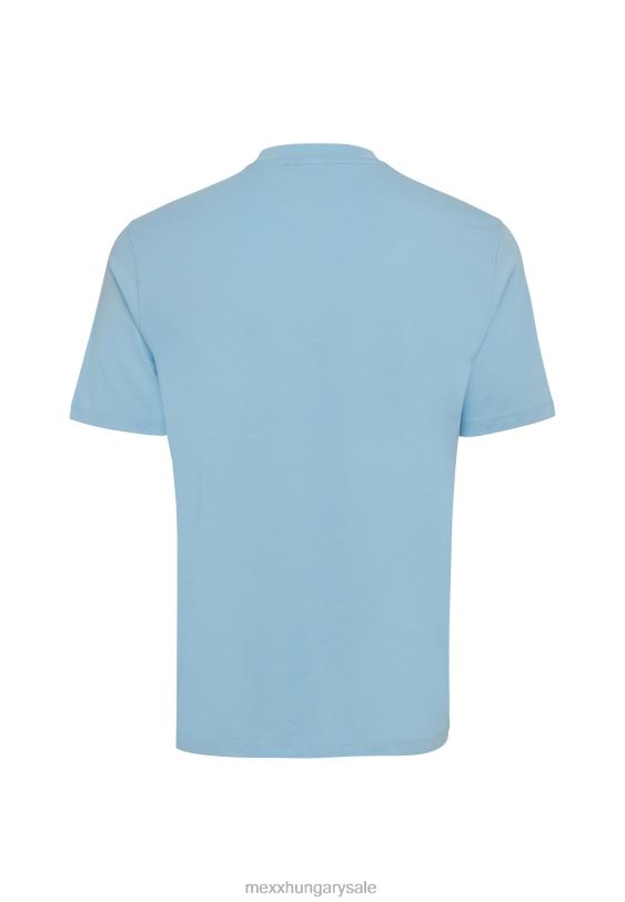 XV8H6495 férfiak Mexx póló rövid ujjú friss kék schwarz
