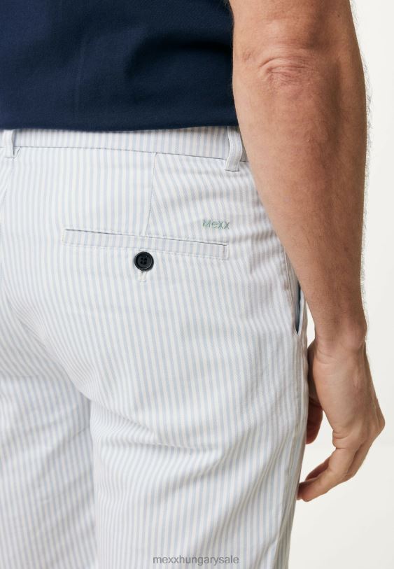 XV8H6499 férfiak Mexx chino rövidnadrág világos kék