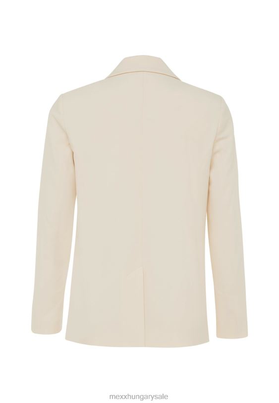 XV8H65 nők Mexx kétsoros blézer világos homok bézs