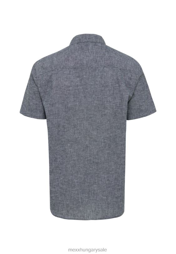 XV8H6503 férfiak Mexx vászon póló rövid ujjú fekete schwarz