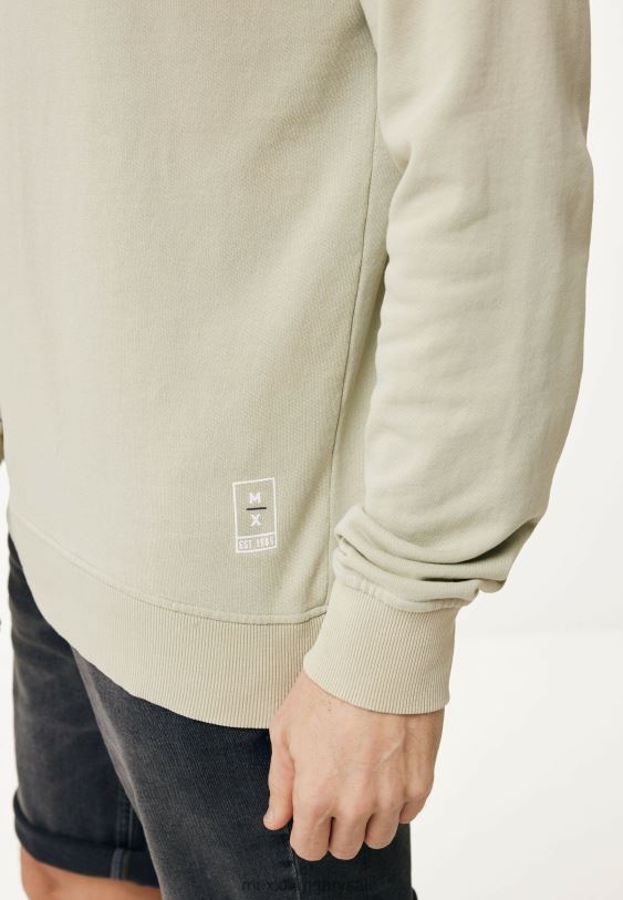 XV8H6505 férfiak Mexx ruhafesték pulóver zöld