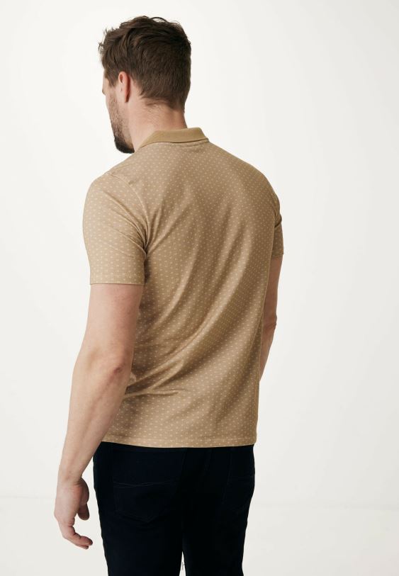 XV8H6509 férfiak Mexx pólónyomat homok bézs