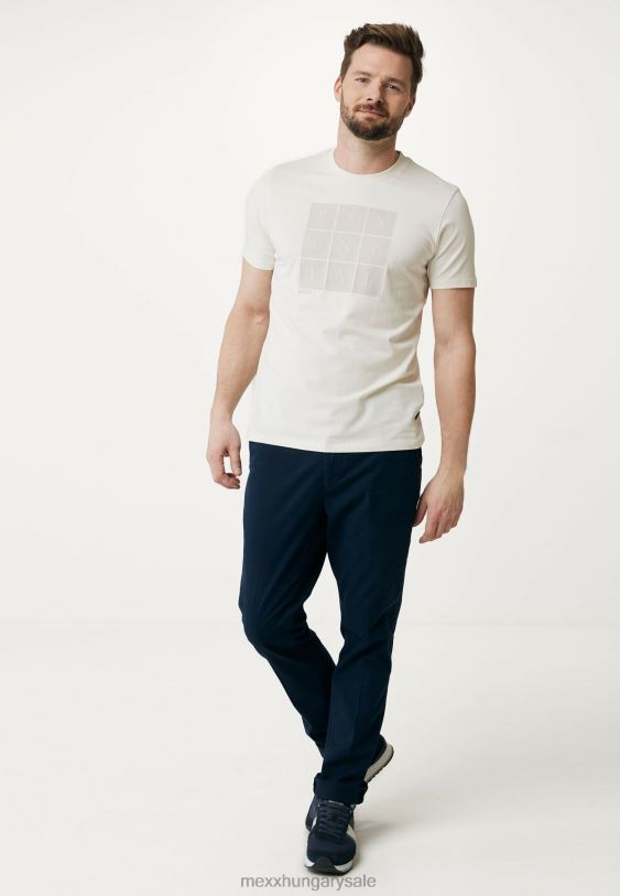 XV8H6516 férfiak Mexx derékközép ruhafesték chino navy kék