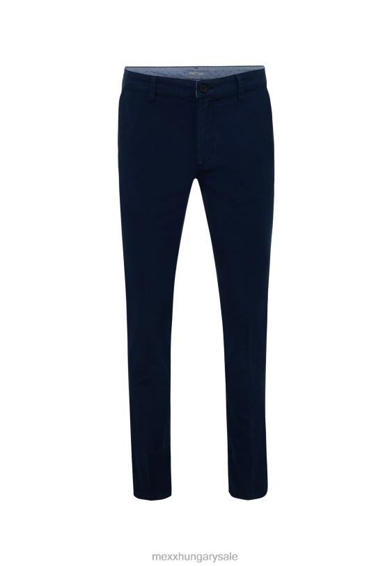 XV8H6516 férfiak Mexx derékközép ruhafesték chino navy kék