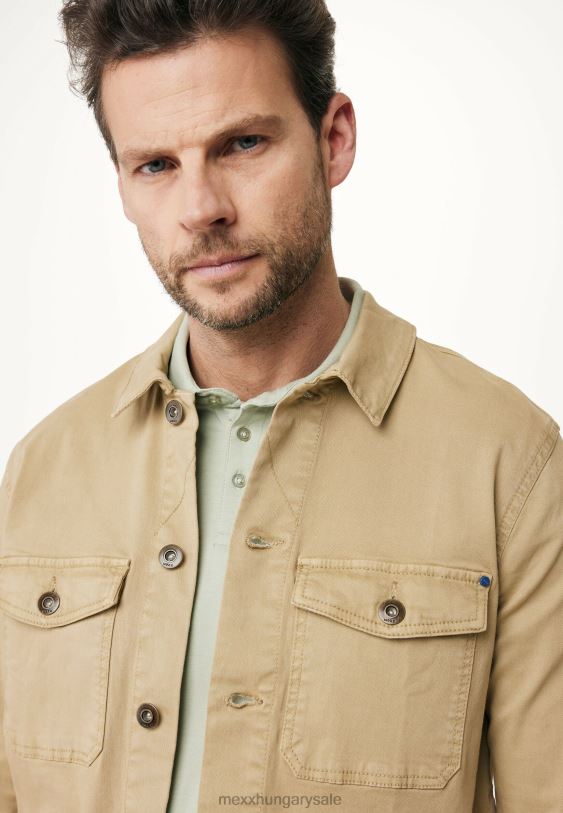 XV8H6521 férfiak Mexx munkáskabát homok bézs