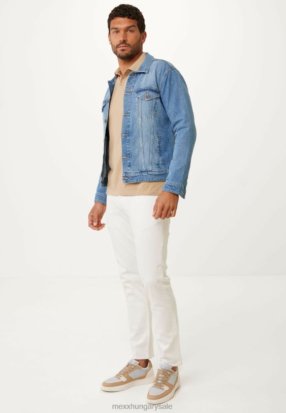 XV8H6522 férfiak Mexx farmer dzseki korona fehérítő bézs