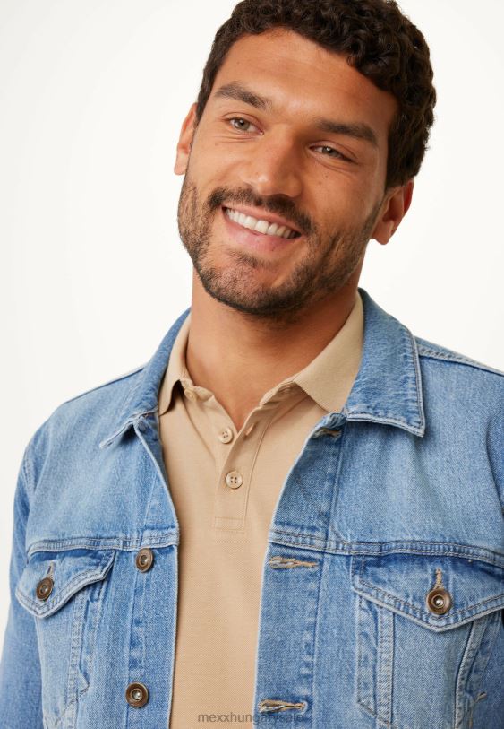 XV8H6522 férfiak Mexx farmer dzseki korona fehérítő bézs