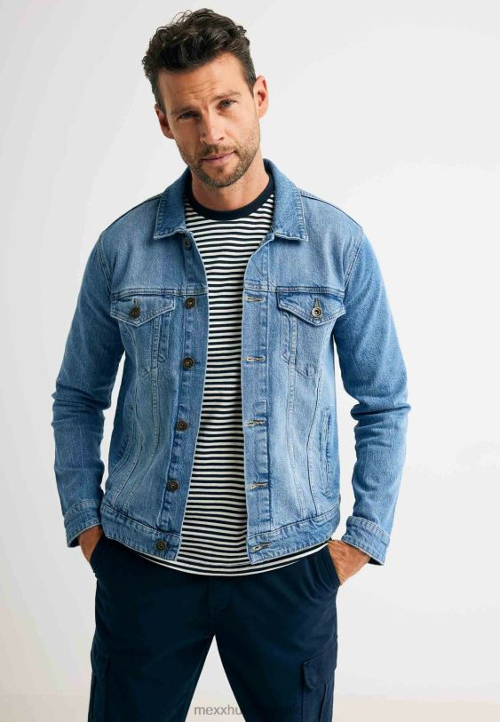 XV8H6522 férfiak Mexx farmer dzseki korona fehérítő bézs