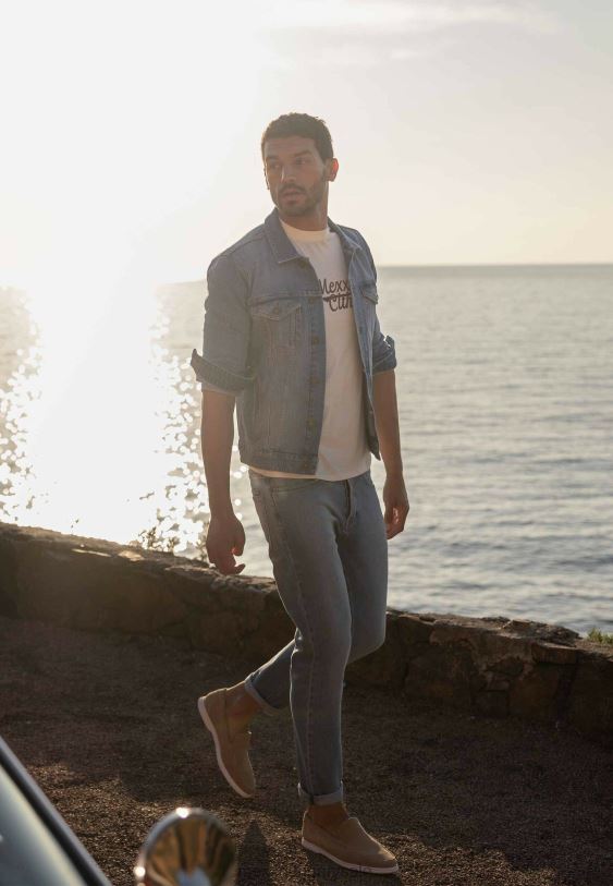 XV8H6523 férfiak Mexx Adam farmer kék