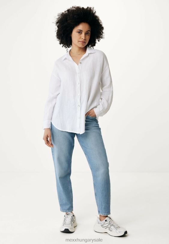 XV8H653 nők Mexx gomb át blúz fehér
