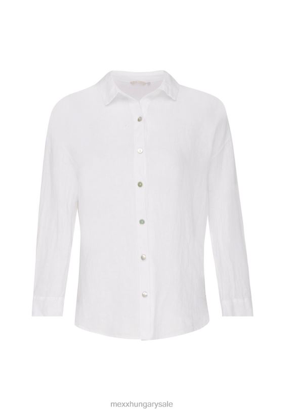 XV8H653 nők Mexx gomb át blúz fehér